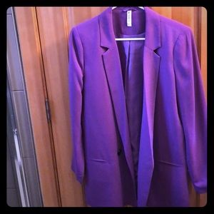 Mural Purple Blazer